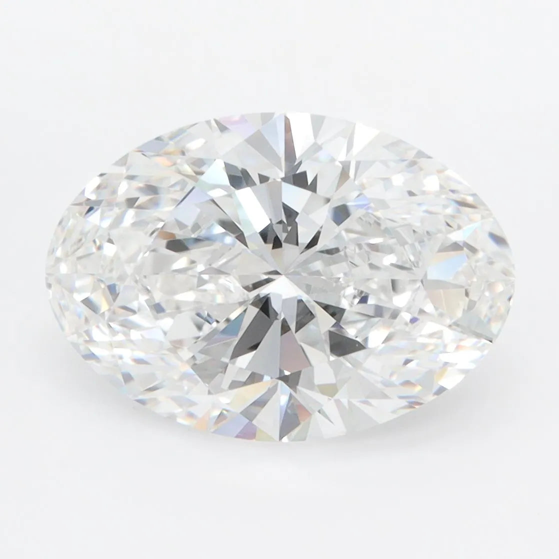 4.01ct Oval Lab Grown Diamond (Colour D, Clarity IF, IGI Certified)