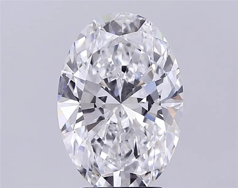 4.01ct Oval Lab Grown Diamond (Colour D, Clarity VS1, IGI Certified)
