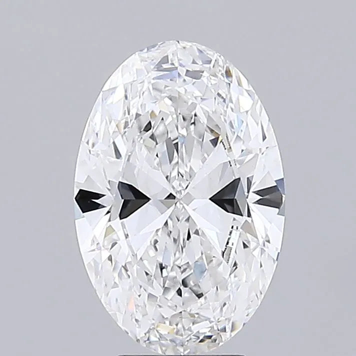 4.01ct Oval Lab Grown Diamond (Colour D, Clarity VVS2, IGI Certified)