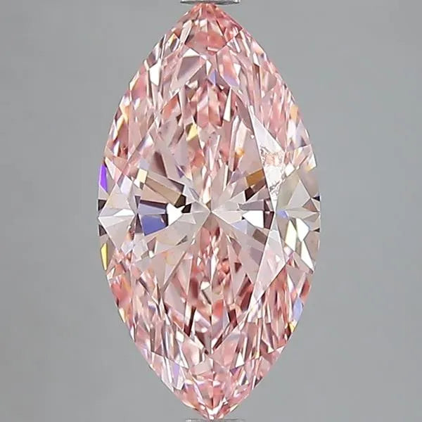 4.02ct Marquise Lab Grown Diamond (Colour Fancy Vivid Pink, Clarity VS1, IGI Certified)
