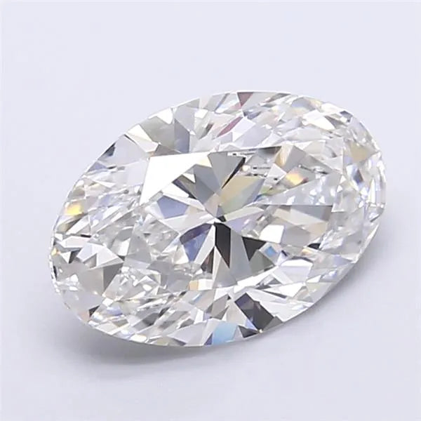 4.02ct Oval Lab Grown Diamond (Colour F, Clarity VVS2, IGI Certified)