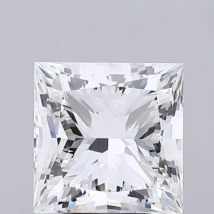 4.02ct Princess Lab Grown Diamond (Colour E, Clarity VVS2, IGI Certified)