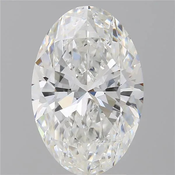 4.03ct Oval Lab Grown Diamond (Colour E, Clarity VVS2, IGI Certified)