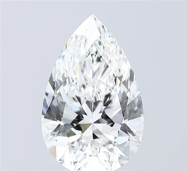 4.03ct Pear Lab Grown Diamond (Colour E, Clarity VVS2, IGI Certified)