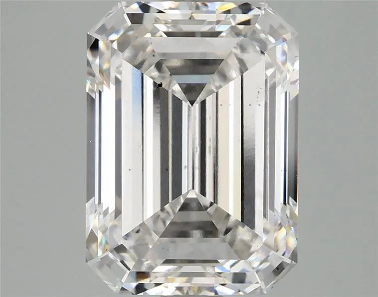 4.04ct Emerald Lab Grown Diamond (Colour F, Clarity SI1, IGI Certified)