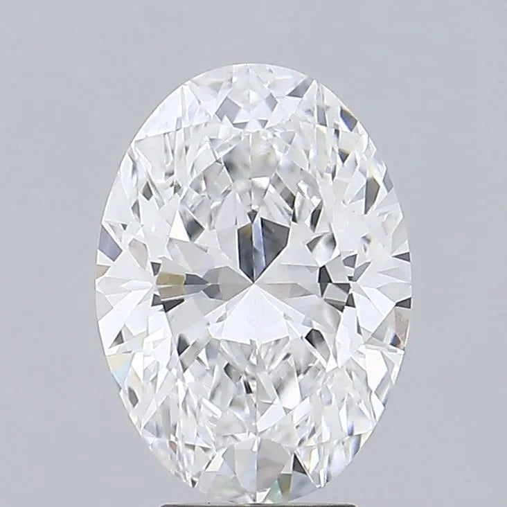 4.05ct Oval Lab Grown Diamond (Colour D, Clarity VVS2, IGI Certified)
