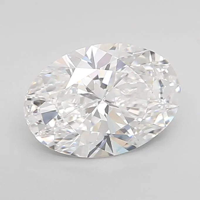 4.05ct Oval Lab Grown Diamond (Colour H, Clarity VVS2, IGI Certified)