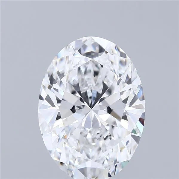 4.06ct Oval Lab Grown Diamond (Colour D, Clarity VVS1, IGI Certified)