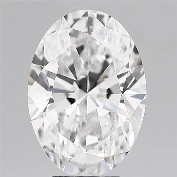 4.06ct Oval Lab Grown Diamond (Colour D, Clarity VVS1, IGI Certified)