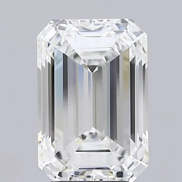 4.07ct Emerald Lab Grown Diamond (Colour F, Clarity VVS2, IGI Certified)