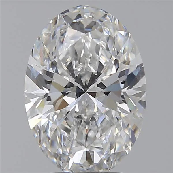 4.07ct Oval Lab Grown Diamond (Colour D, Clarity VVS1, IGI Certified)