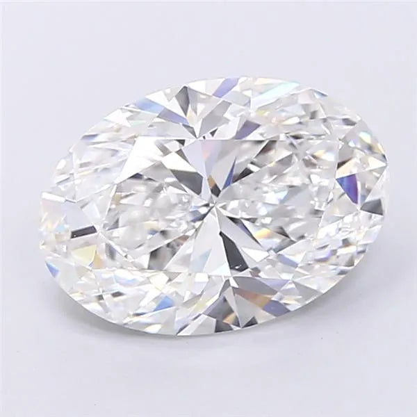 4.07ct Oval Lab Grown Diamond (Colour E, Clarity VVS2, IGI Certified)