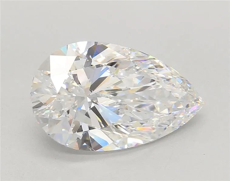 4.07ct Pear Lab Grown Diamond (Colour D, Clarity VVS2, IGI Certified)