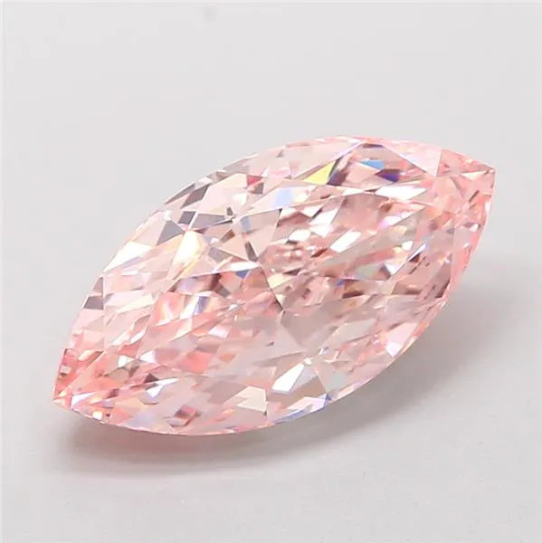 4.08ct Marquise Lab Grown Diamond (Colour Fancy Vivid Pink, Clarity VS1, IGI Certified)