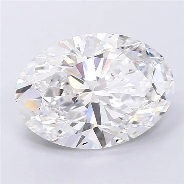 4.08ct Oval Lab Grown Diamond (Colour D, Clarity VVS2, IGI Certified)