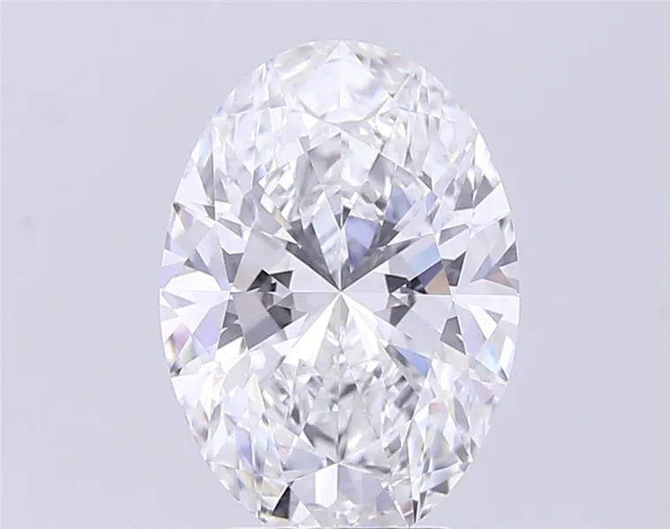 4.08ct Oval Lab Grown Diamond (Colour E, Clarity VVS2, IGI Certified)