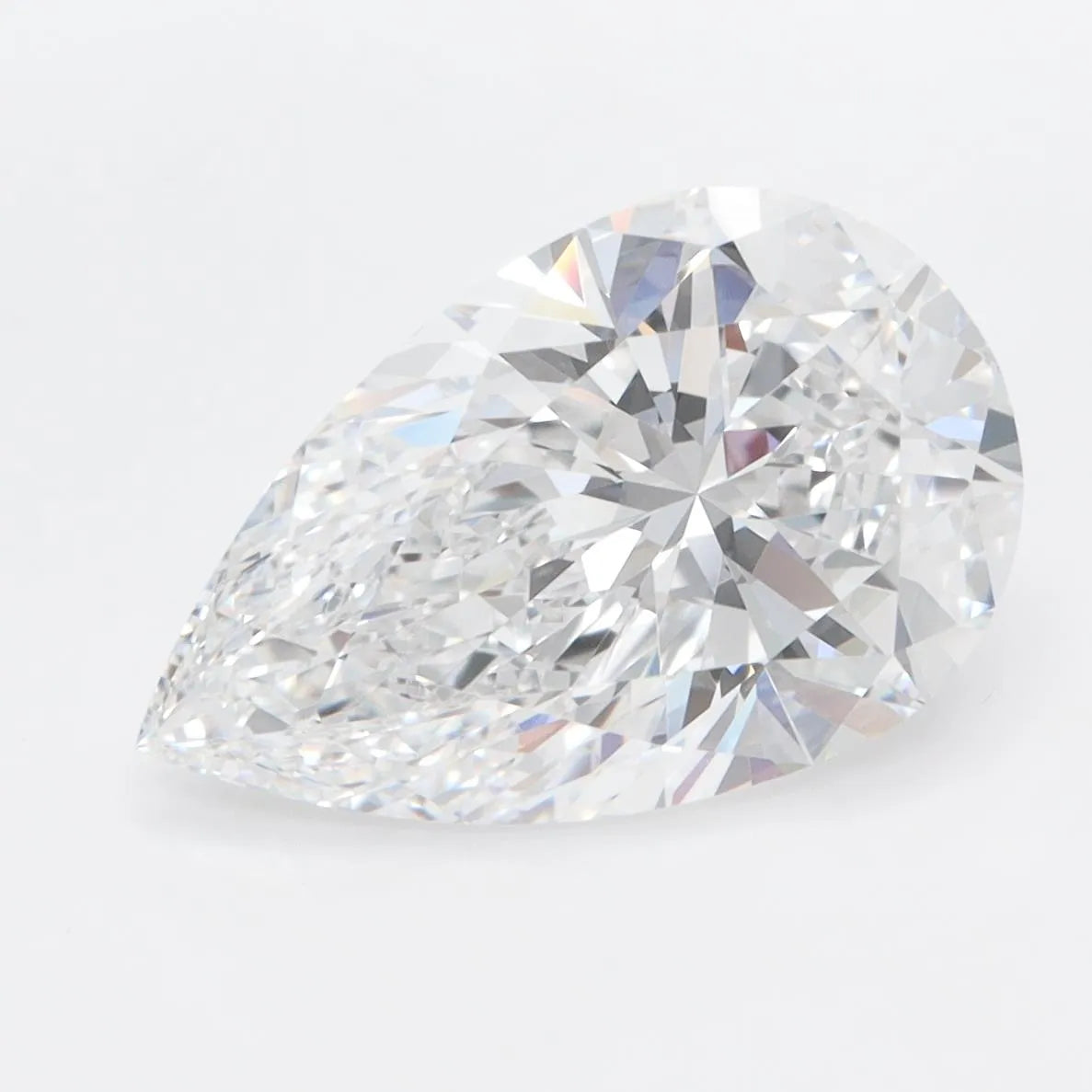 4.08ct Pear Lab Grown Diamond (Colour D, Clarity IF, IGI Certified)