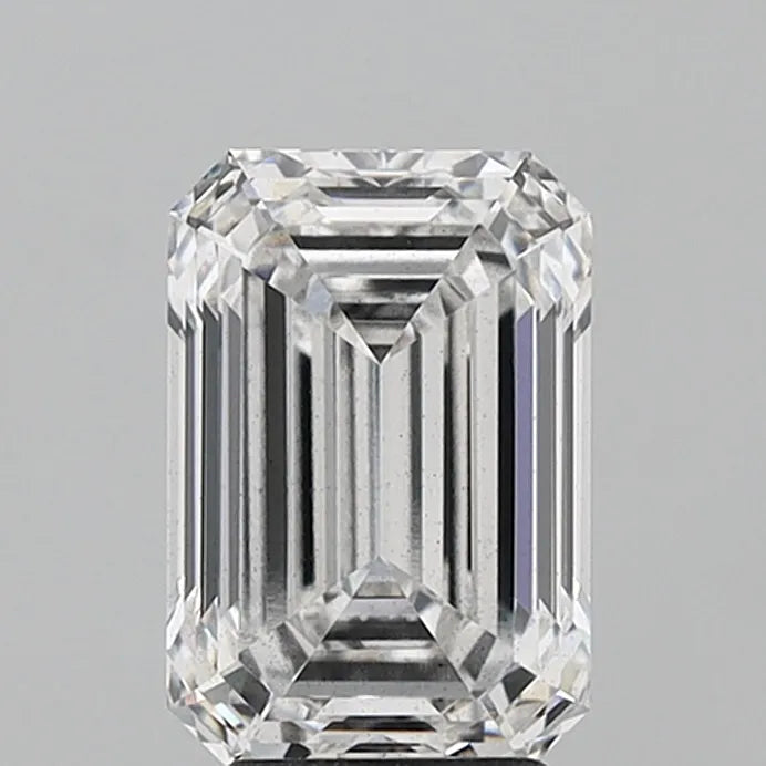 4.09ct Emerald Lab Grown Diamond (Colour E, Clarity SI1, IGI Certified)
