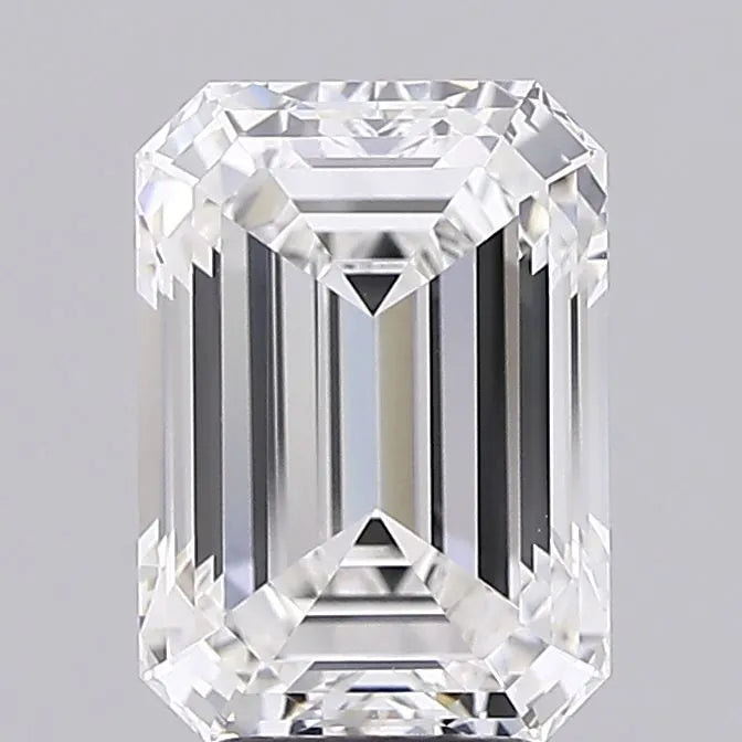 4.09ct Emerald Lab Grown Diamond (Colour F, Clarity VVS2, IGI Certified)