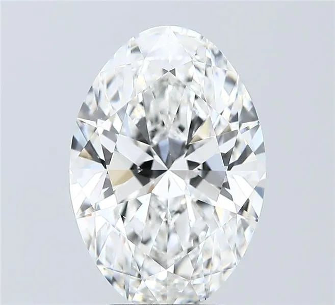4.09ct Oval Lab Grown Diamond (Colour E, Clarity VVS2, IGI Certified)