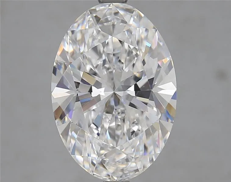 4.17ct Oval Lab Grown Diamond (Colour D, Clarity IF, IGI Certified)