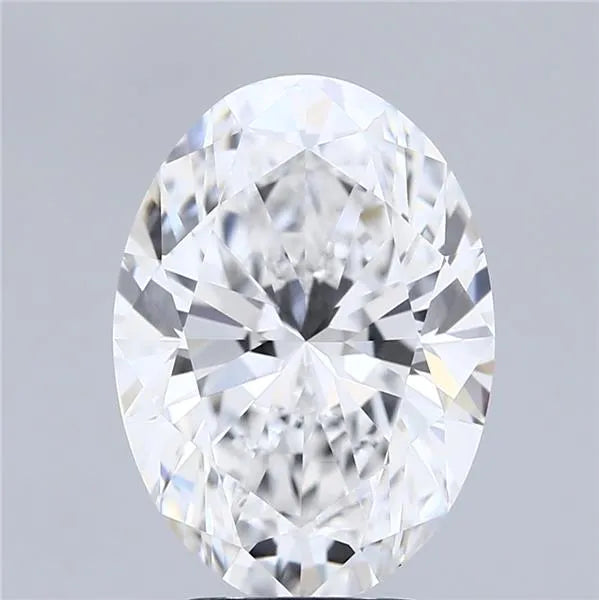 4.18ct Oval Lab Grown Diamond (Colour E, Clarity VVS2, IGI Certified)