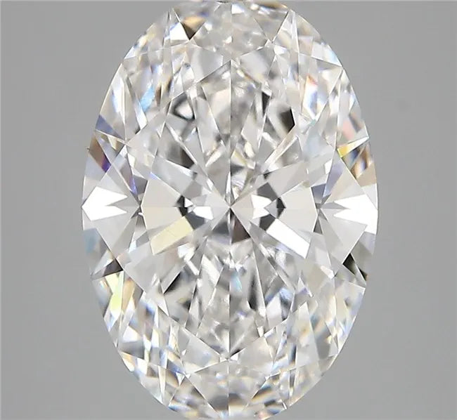 4.26ct Oval Lab Grown Diamond (Colour F, Clarity VVS1, IGI Certified)