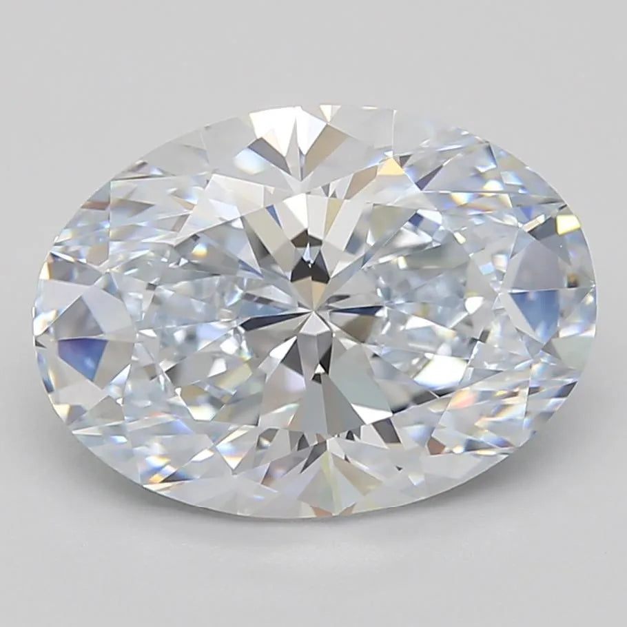 4.30ct Oval Lab Grown Diamond (Colour G, Clarity VVS1, Cut EX, IGI Certified)