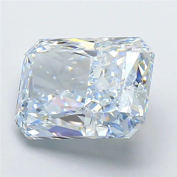 4.44ct Radiant Lab Grown Diamond (Colour Fancy Intense Blue, Clarity VVS2, IGI Certified)