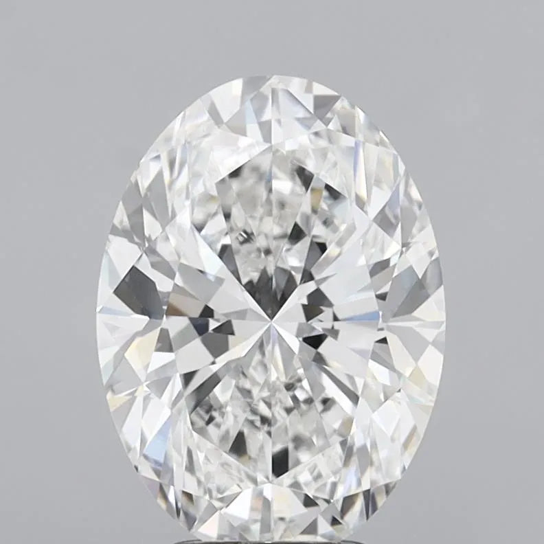 4.50ct Oval Lab Grown Diamond (Colour F, Clarity VVS2, IGI Certified)