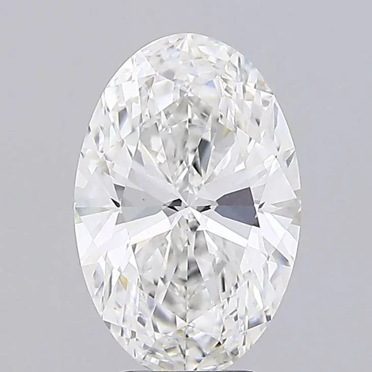 4.52ct Oval Lab Grown Diamond (Colour E, Clarity VVS2, IGI Certified)