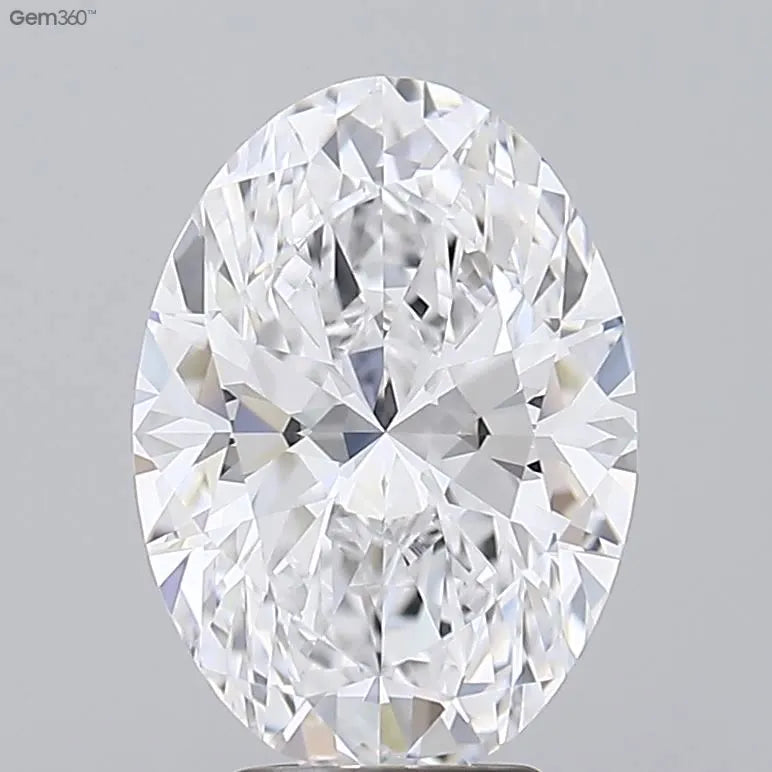 4.53ct Oval Lab Grown Diamond (Colour D, Clarity VVS1, Cut EX, IGI Certified)