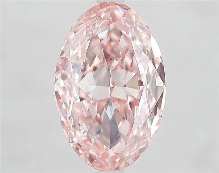 4.57ct Oval Lab Grown Diamond (Colour Fancy Intense Pink, Clarity VS1, IGI Certified)