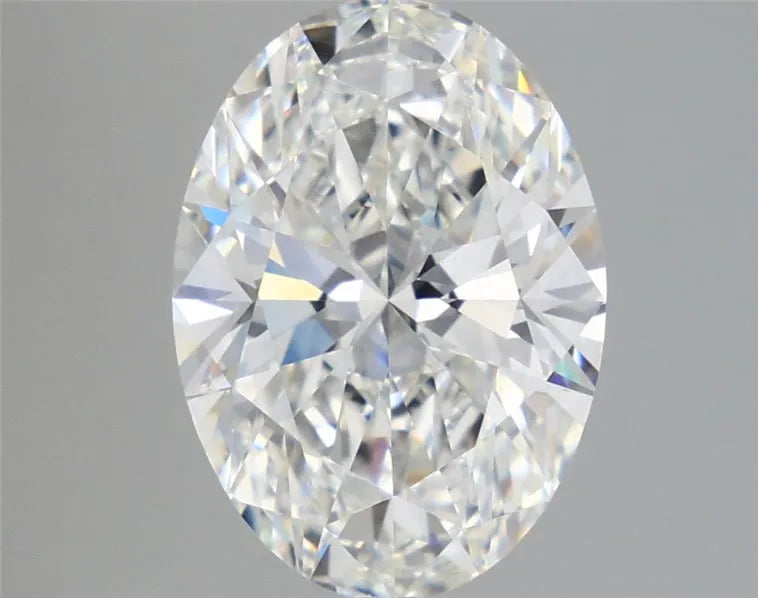 4.57ct Oval Lab Grown Diamond (Colour G, Clarity VVS2, IGI Certified)