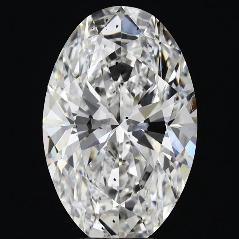 4.80ct Oval Lab Grown Diamond (Colour F, Clarity SI1, IGI Certified)