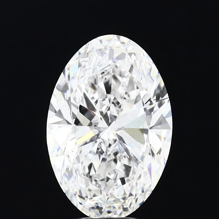 4.95ct Oval Lab Grown Diamond (Colour E, Clarity VS2, IGI Certified)