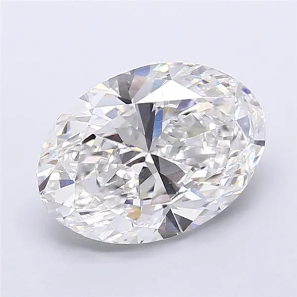 5.00ct Oval Lab Grown Diamond (Colour E, Clarity VVS2, IGI Certified)