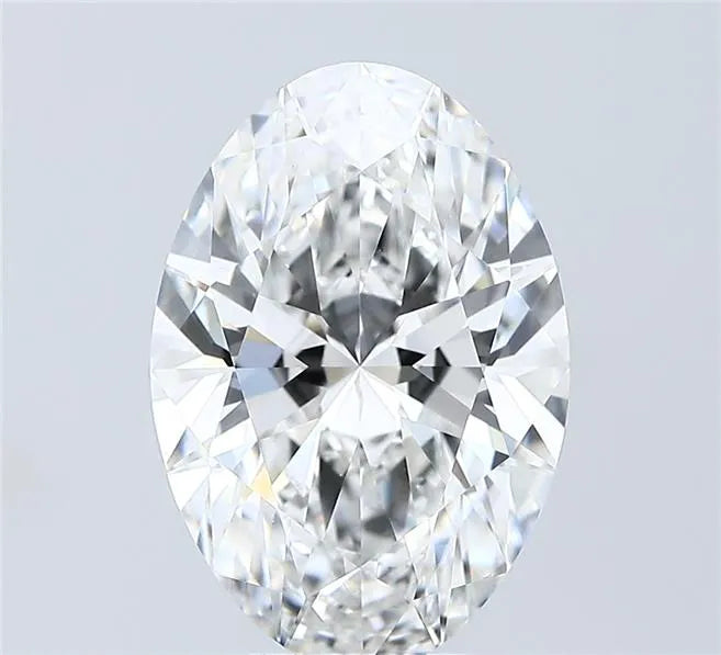 5.00ct Oval Lab Grown Diamond (Colour E, Clarity VVS2, IGI Certified)