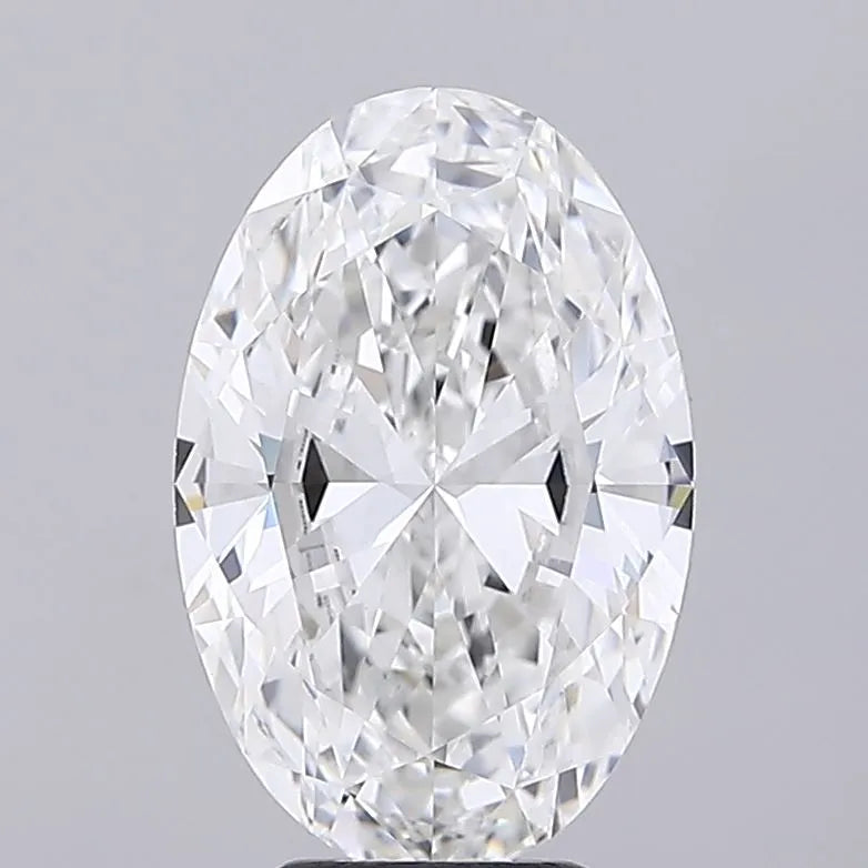 5.00ct Oval Lab Grown Diamond (Colour F, Clarity VVS2, IGI Certified)