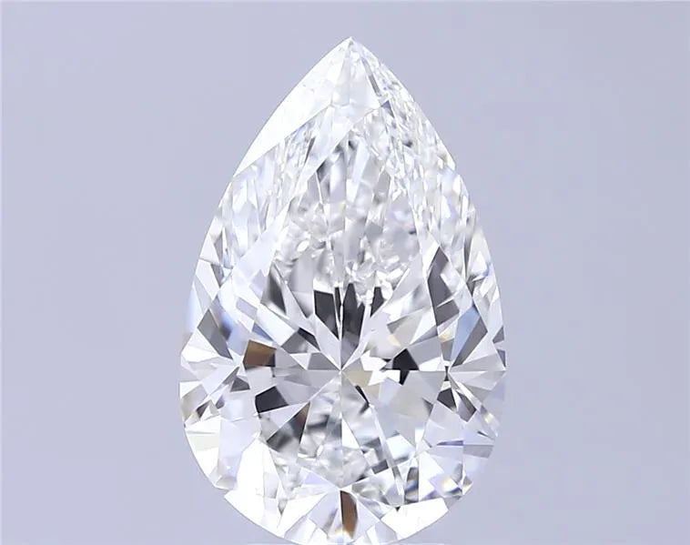 5.00ct Pear Lab Grown Diamond (Colour F, Clarity VVS2, IGI Certified)