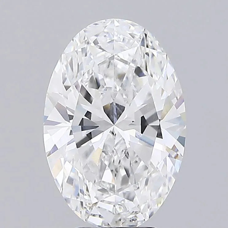 5.01ct Oval Lab Grown Diamond (Colour D, Clarity VVS2, IGI Certified)