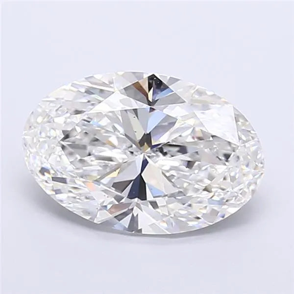 5.03ct Oval Lab Grown Diamond (Colour E, Clarity VS2, IGI Certified)