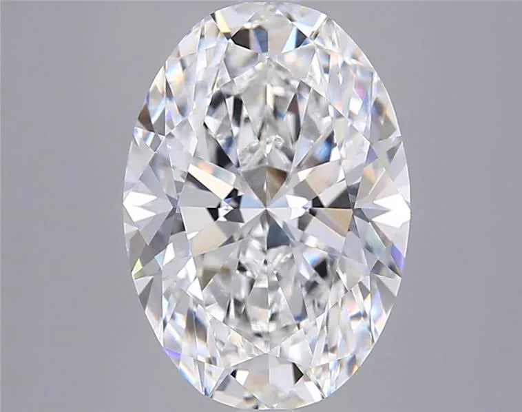5.04ct Oval Lab Grown Diamond (Colour E, Clarity VVS2, IGI Certified)
