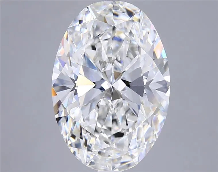 5.06ct Oval Lab Grown Diamond (Colour E, Clarity VVS2, IGI Certified)