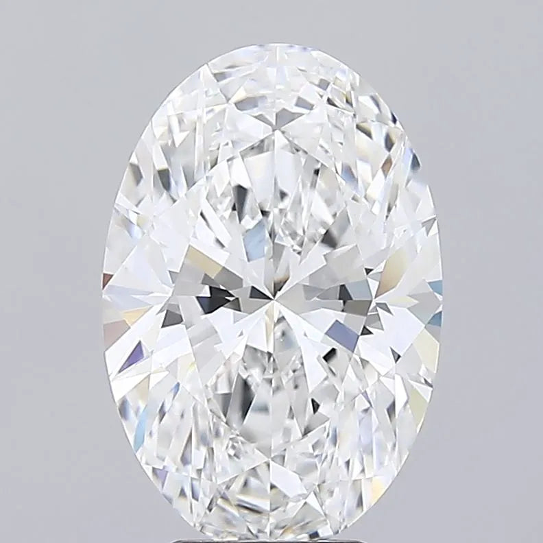 5.07ct Oval Lab Grown Diamond (Colour E, Clarity VVS1, IGI Certified)