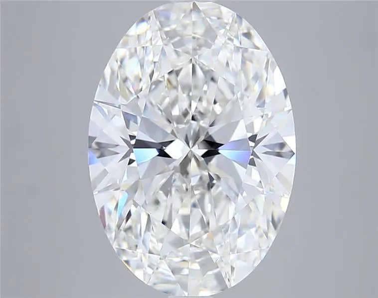5.07ct Oval Lab Grown Diamond (Colour E, Clarity VVS2, IGI Certified)