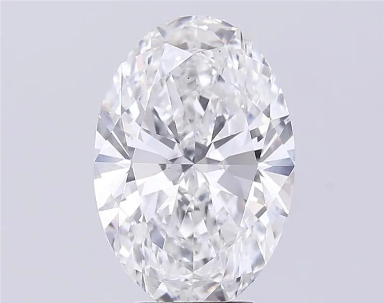 5.09ct Oval Lab Grown Diamond (Colour E, Clarity VS2, IGI Certified)