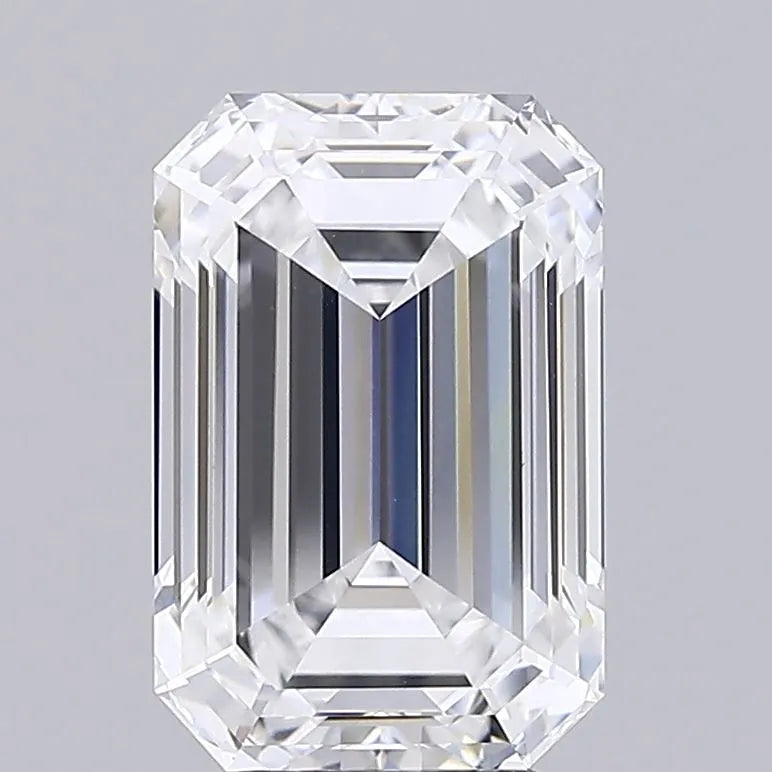 5.10ct Emerald Lab Grown Diamond (Colour D, Clarity VVS1, IGI Certified)