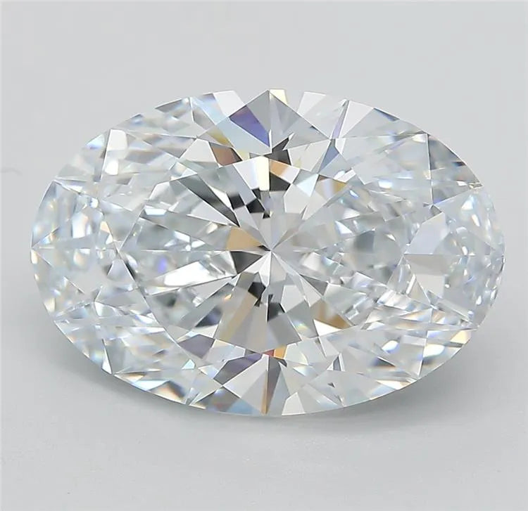 5.12ct Oval Lab Grown Diamond (Colour F, Clarity VVS1, Cut EX, IGI Certified)