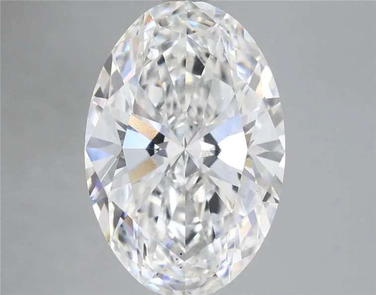 5.16ct Oval Lab Grown Diamond (Colour E, Clarity VS2, IGI Certified)